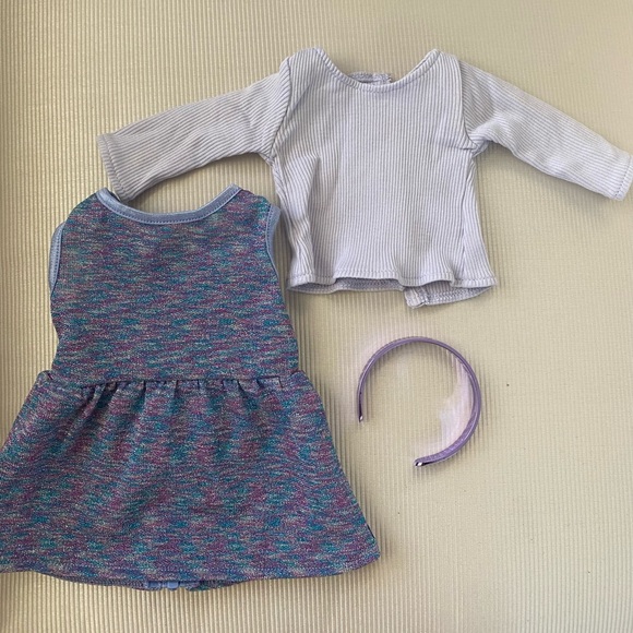 American Girl Purple Sparkle Outfit - Picture 2 of 3